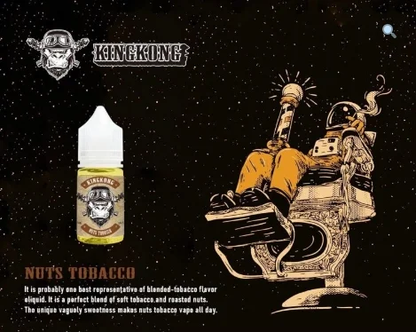 美國進口 不涼 大猩猩金剛煙油 煙草系列煙油 30ML 20/40MG